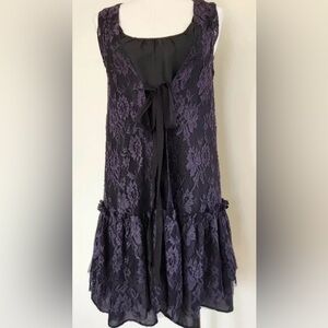 Marc By Marc Jacobs Lace Dress Black Garment Label